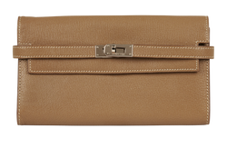 Hermes Kelly Wallet, Evergrain, Taupe, [L](2008), DB, 3*